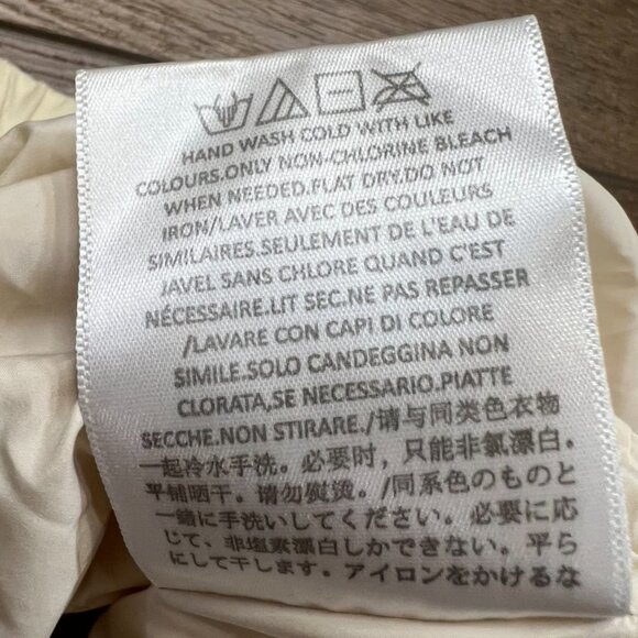 Fear of God Essentials Nylon Track Pants, Cream, Elastic Waistband Adjustable S - Picture 5 of 13